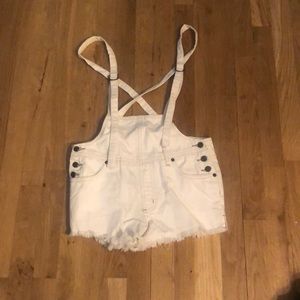 Free People Overall Shorts
